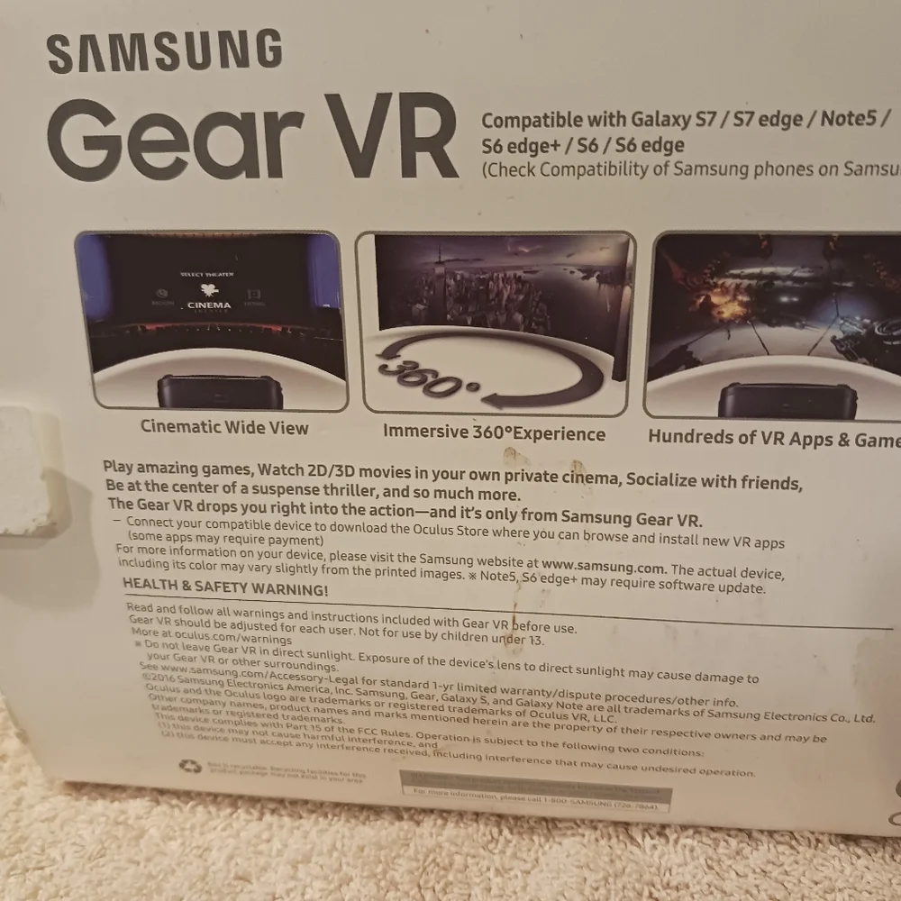 Samsung gear VR black